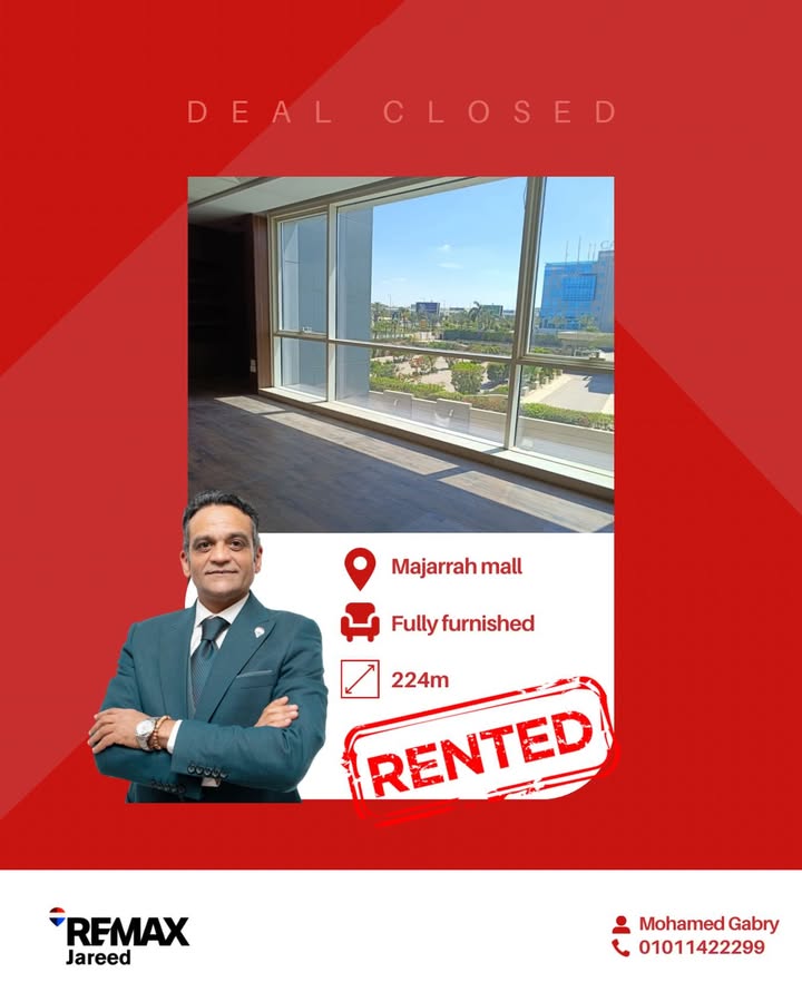 Majarrah Mall commercial rental closed by Mohamed Gabry at RE/MAX Jareed
