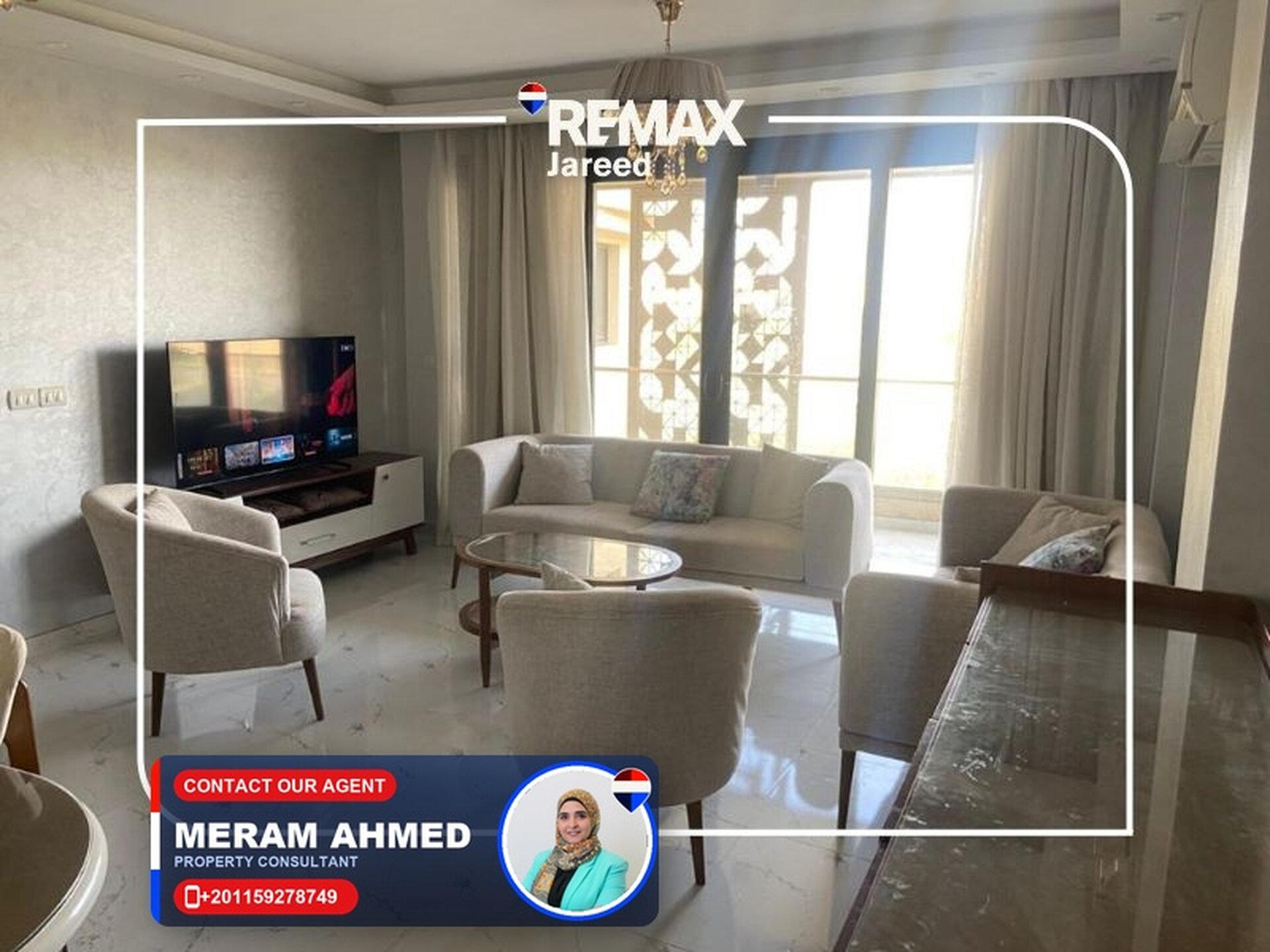 Fully furnished apartment in Badya palm hills — Photo 1