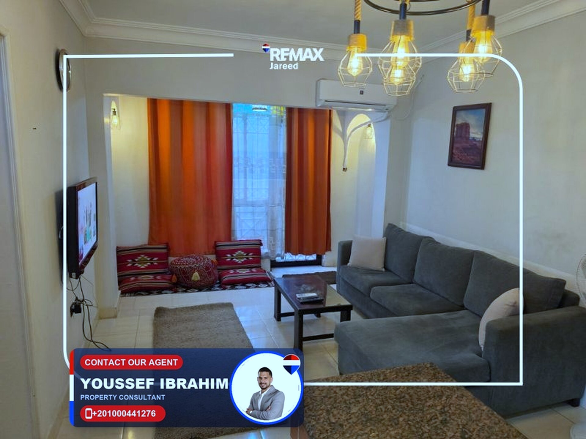 Fully Furnished Ground apartment with garden for rent — Photo 1